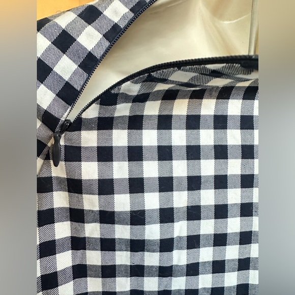 Victoria Beckham for Target gingham shirt w/ peplum hem. Size S - Picture 3 of 11